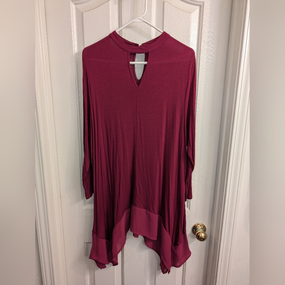 XL Kate & Mallory Fushia Blouse